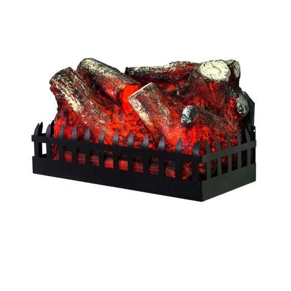 Focar semineu electric, incorporabil, fara incalzire, 3D efect, temporizator, siguranta pentru copii, buton On/Off, iluminare LED, control manual, protectie la supraincalzire, 476 x 259 x 218 mm, negru-poza 4-Dacenergy.ro