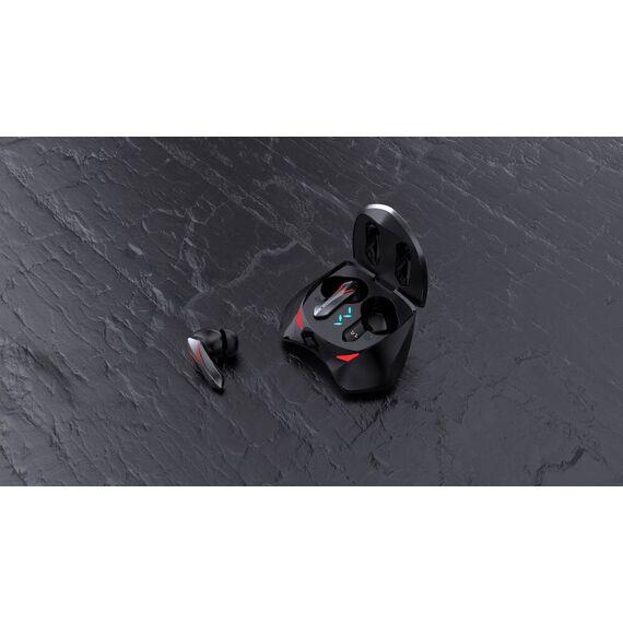 Casti gaming DacEnergy©, Bluetooth, compatibile cu Android si IOS, control vocal, microfon incorporat, design ergonomic, culoare negru-poza 4-Dacenergy.ro