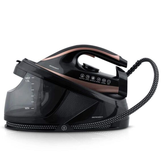 Statie de calcat cu abur, talpa ceramica cu micro-canale, autocuratare, protectie la supraincalzire, rezervor de apa de 1500 ml, abur vertical, reglare temperatura, oprire automata, 3000 W-poza 6-Dacenergy.ro
