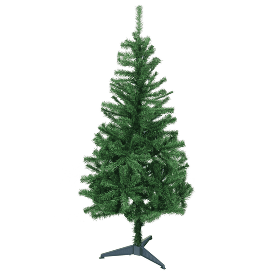 Brad de Craciun DacEnergy©, confectionat din PVC, verde, 150 cm, 330 de varfuri-Dacenergy.ro