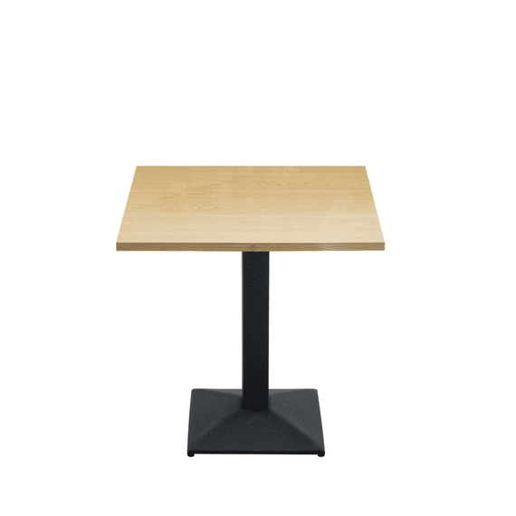 Masă de sufragerie bistro, stejar sonoma/negru, 70x70 cm, RINALDO TYP 1-poza 3-Dacenergy.ro