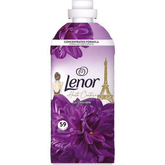 Balsam de rufe Lenor Haute Couture La Desirable, note florale intense, 59 spalari, 1239 ml, Parfum: La Desirable-Dacenergy.ro