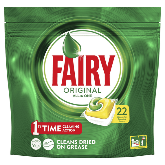 Detergent pentru masina de spalat vase Fairy Original, puternic, 22 capsule-Dacenergy.ro