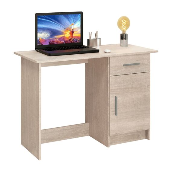 Masa universala pentru PC, stejar sonoma, SIRISS NEW-poza 2-Dacenergy.ro