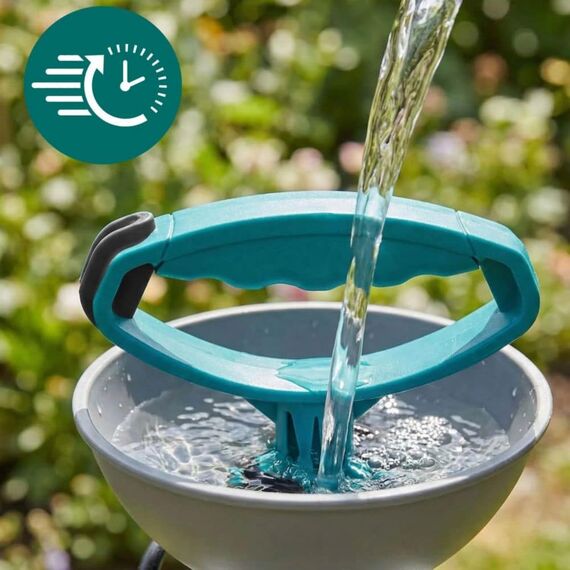 Pompa de stropit manuala, material PE durabil, lance reglabila pana la 83 cm, palnie incorporata, curea de umar intarita, reglabila, 2, 76 bari, 8 litri, albastru-poza 11-Dacenergy.ro