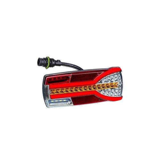 Lampa stop 305x132  7 functii, ceata, mers inapoi, semnalizare dinamica, mufa 7 pini, dreapta, Cod: LZD 2303-Dacenergy.ro