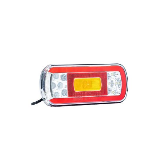 Lampa spate 220x100, 6 functii, cu mers inapoi si numar, LED,  Fristom  Cod: FT-130 COF-Dacenergy.ro