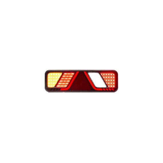 Lampa stop 450x138, 24V, LED, 6 functii, ceata, mers inapoi, cu triunghi, stanga/dreapta  Cod: FT-700-066-poza 3-Dacenergy.ro