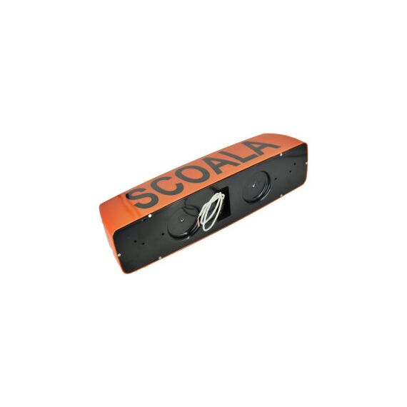 Caseta firma auto tip SCOALA de soferi cu cablu de alimentare si mufa-poza 2-Dacenergy.ro