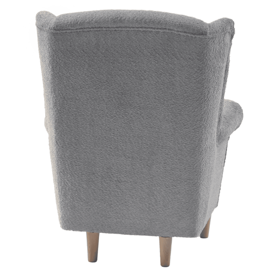 Fotoliu, textil gri Coral, CHARLOT-poza 11-Dacenergy.ro