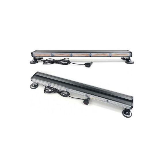 Rampa girofar proiector LED COB stroboscopic lumina portocalie 12-24V baza magnetica Cod: AS-COB-5-2S-poza 13-Dacenergy.ro