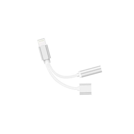 Adaptor Iphone  2 in1  incarcare si audio MIV-poza 2-Dacenergy.ro
