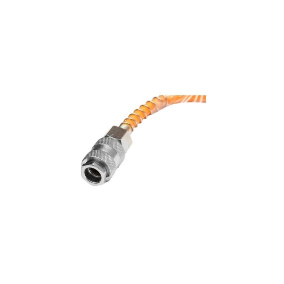 Furtun compresor 15 metri spiralat cu cuple rapide universale Hoteche Cod: DISFR84-poza 3-Dacenergy.ro