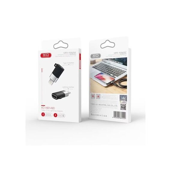 Adaptor conector XO Type C la Lightning (compatibil Iphone) Cod: NB149-D-poza 2-Dacenergy.ro