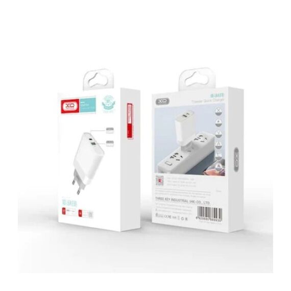 Incarcator retea USB/USB-C, Quick Charge 3.0 20W  Cod: XO-L64-poza 2-Dacenergy.ro