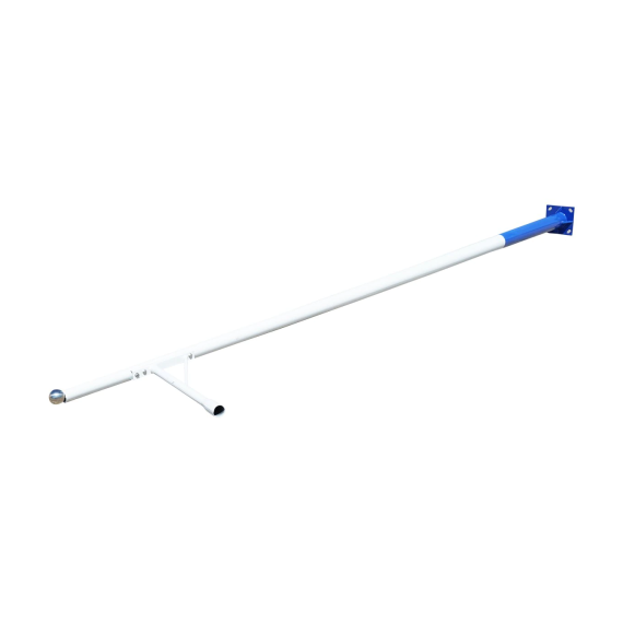 Stalp de fier cu talpa de prindere pentru iluminat stradal 5m BK92688-poza 3-Dacenergy.ro