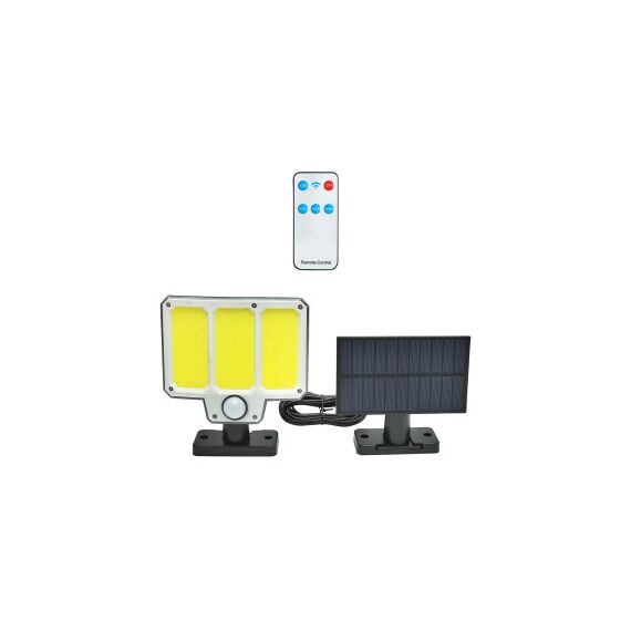 Lampa LED cu panou solar telecomanda si baterie 1500mAh, IP65 Breckner Germany Cod: BK69961-poza 2-Dacenergy.ro