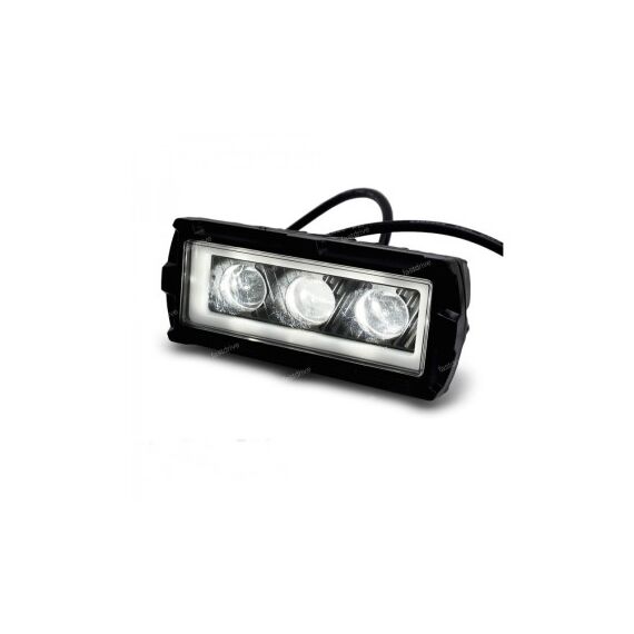 Proiector LED cu angel eyes  DRL alb  1000lm Cod: ZC-3WYB-Dacenergy.ro