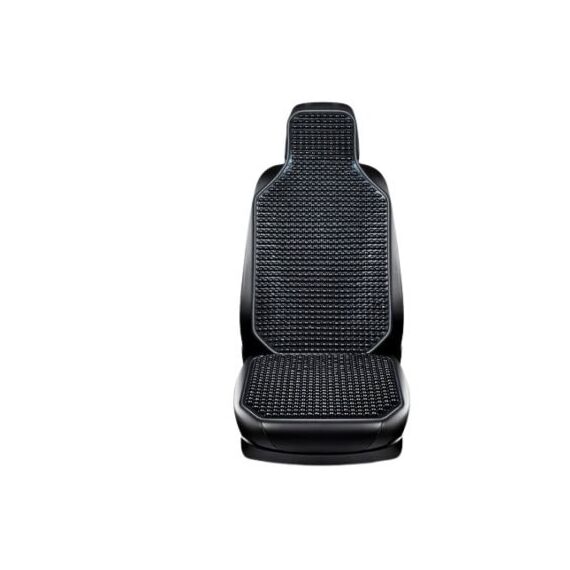 Husa scaun auto cu bile din lemn culoare Neagra 122x42cm Cod: PGP08-Dacenergy.ro