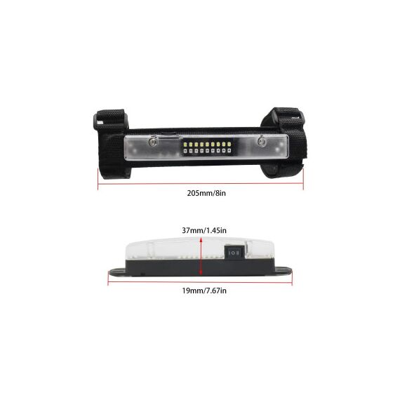 Lampa LED  iluminat  cabina UTV / ATV / JEEP / BARCA  Cod: FS-2016-poza 3-Dacenergy.ro