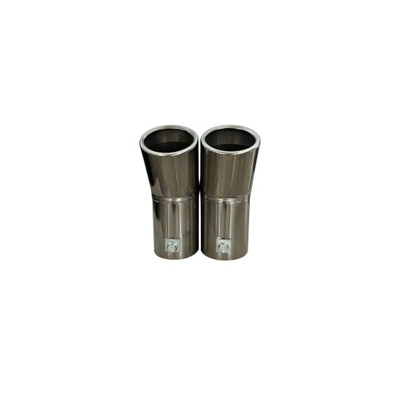 Ornament toba inox universal dublu 158x76mm Cod: A192-Dacenergy.ro