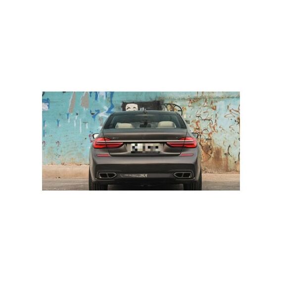 Ornament de toba compatibil BMW Seria 7 G11 G12 tip M 760i - Negru Cod:H201BL-poza 8-Dacenergy.ro
