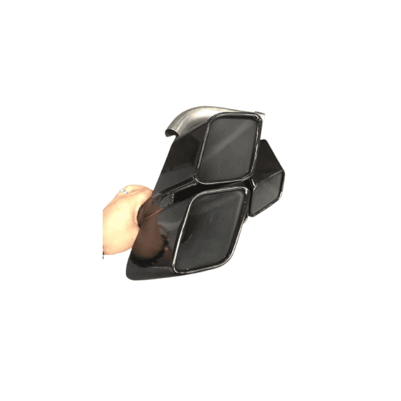 Ornament de toba compatibil Audi Q7 2016-2019 -Negru Cod:TYAQ7BL-poza 5-Dacenergy.ro