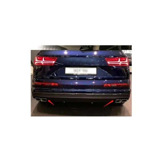 Ornament de toba compatibil Audi Q7 2016-2019 -Negru Cod:TYAQ7BL-poza 2-Dacenergy.ro