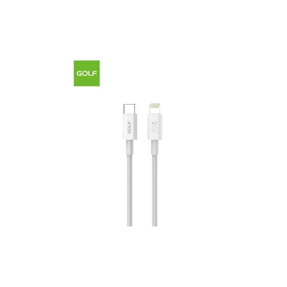 Cablu Iphone  Type C 1 metru 20W, 3A Fast Charging,  alb Cod: GC-119I-Dacenergy.ro