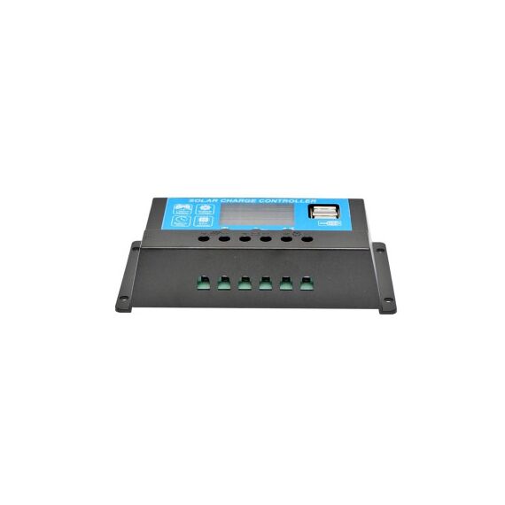 Regulator tensiune panou solar 10A 12V 24V cu 2 porturi USB pentru baterii auto si sisteme off grid Cod: BK87430-poza 5-Dacenergy.ro