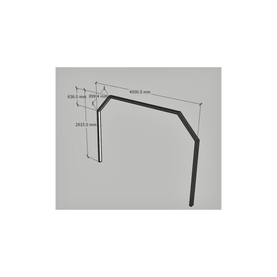 Tunel LED detailing auto 1470W, 6000K alb rece, 4000x5244 mm Cod: HEX5-poza 23-Dacenergy.ro