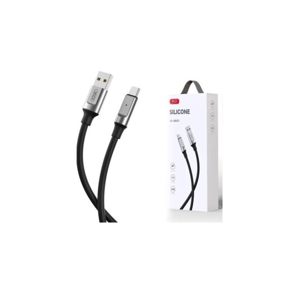 Cablu pentru incarcare 6A si transfer date USB la Type-C 1m Cod: XO-NB251-poza 2-Dacenergy.ro
