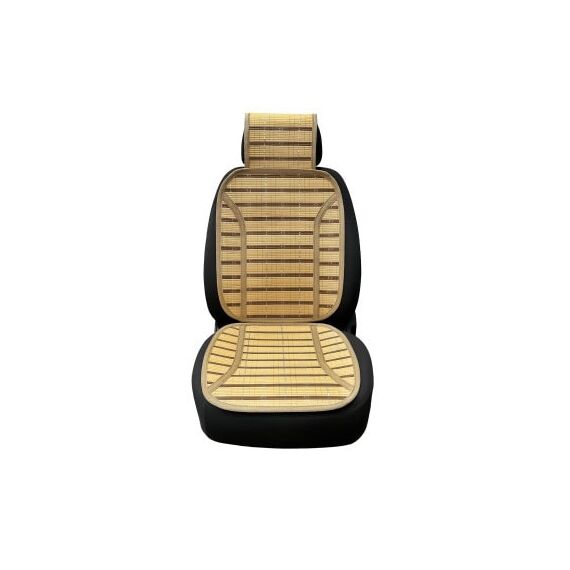 Set huse auto din bambus culoare bej universale pentru scaune auto cu spatar si tetiera Cod: XYJ-BMB-poza 4-Dacenergy.ro
