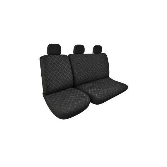 Huse Auto Textil  model romb 2+1 pentru Scaun Sofer + Bancheta  Cod: ART201TEX-poza 3-Dacenergy.ro