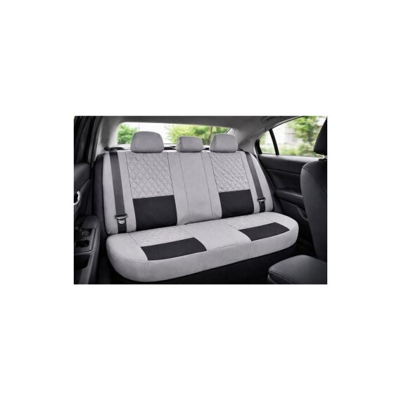 Huse scaune auto universale fractionate XL Premium compatibile SUV si Limuzine gri negru Cod: HNG2504-5-poza 6-Dacenergy.ro
