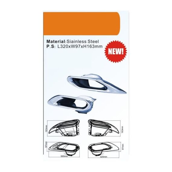 Ornament toba compatibil Lexus LS COD: L460-Dacenergy.ro