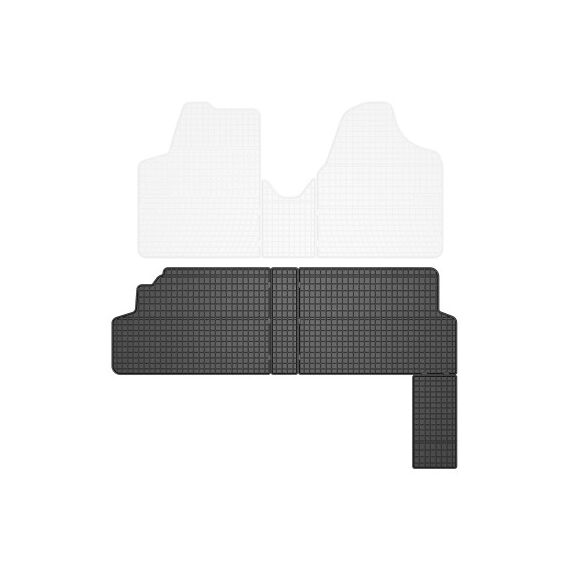 Covoare interior cauciuc El Toro compatibile Citroen Jumpy II Van Randul 2 de scaune 2007-2016 Cod: 542971 P70-Dacenergy.ro