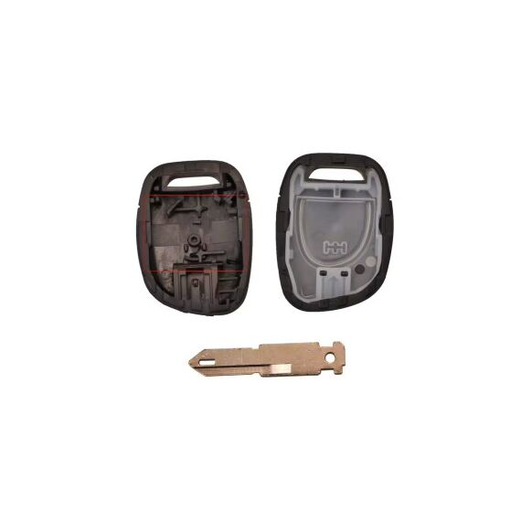 Carcasa telecomanda compatibila Renault Super Nova Solenza cu lamela Cod: 1142-poza 2-Dacenergy.ro