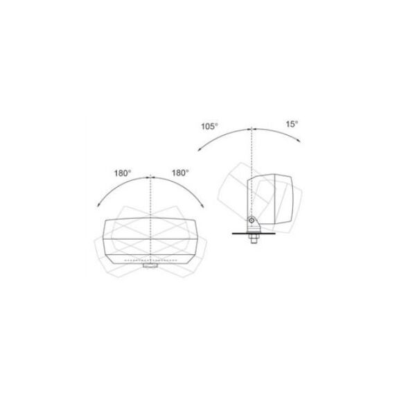 Lampa mers inapoi 1 surub, 140x75 Wesem Cod: LA1.02104-poza 2-Dacenergy.ro