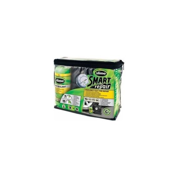 Kit pentru pană cu soluție de reparație anvelope Slime și Compresor 473ml Cod: 1500282-Dacenergy.ro