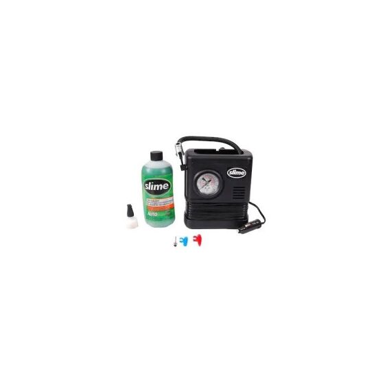 Kit pentru pană cu soluție de reparație anvelope Slime și Compresor 473ml Cod: 1500282-poza 2-Dacenergy.ro