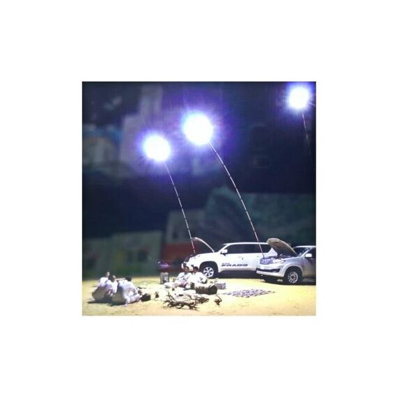Lampa LED extensibila 4.5m, 48w 4000lm, lumina alba 6000k si telecomanda-poza 3-Dacenergy.ro
