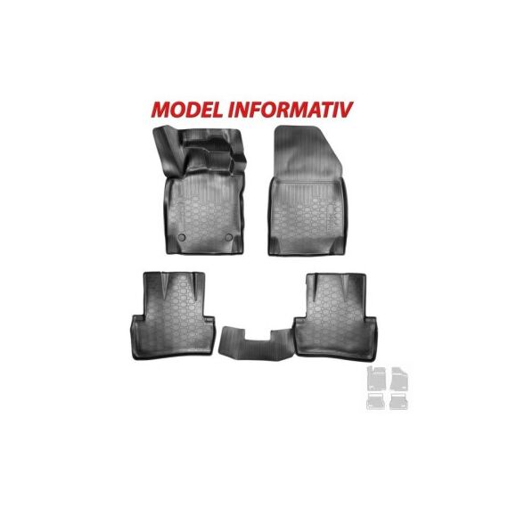 Covoare cauciuc tavita compatibile Land Rover Discovery V 2016-> Cod: 3D 3348 / A40-Dacenergy.ro
