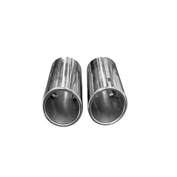 Ornament toba dublu compatibil gama VAG Audi Volkswagen Skoda Seat inox sport Cod: LIH2-poza 2-Dacenergy.ro