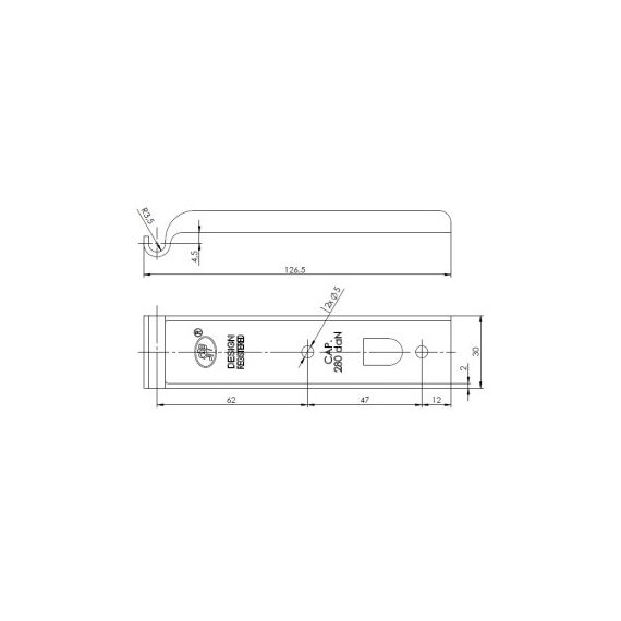 Inchizator oblon remorca 450 kg pentru usi metalice sau obloane  Cod: ZB-06-poza 2-Dacenergy.ro