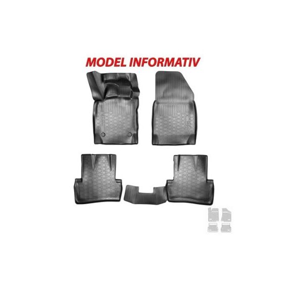 Covoare cauciuc tavita compatibile BMW X5 E70 / X6 E71 2006-2014 Cod: 3D 62411​​​​​​ / A10-Dacenergy.ro