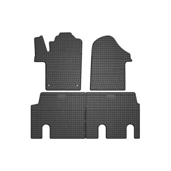 Covoare interior cauciuc El Toro compatibile Mercedes Vito III fata + randul 1 spate 2014–2023 Cod: 410312 P60-Dacenergy.ro