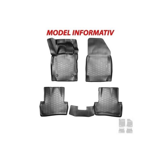 Covoare cauciuc tavita compatibile Suzuki Swift III 2010–2017 Cod: 2D 61701 A10-Dacenergy.ro