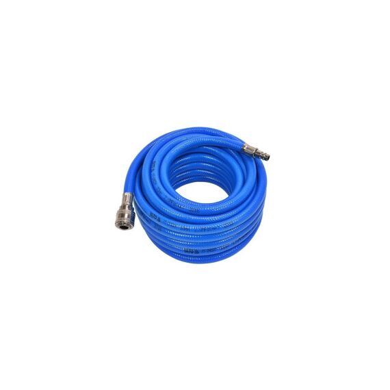 Furtun aer comprimat PVC armat 10 mm x 10 m cu cuple rapide Yato 2MPA Cod: YT-24224-Dacenergy.ro