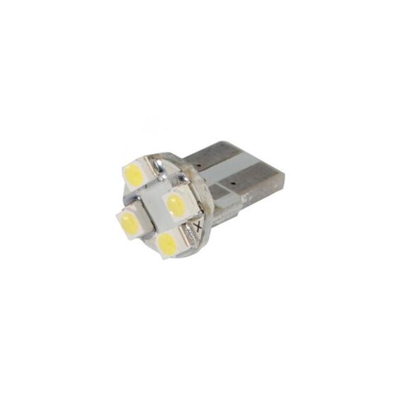 Bec auto cu LED T10 1210 cu 4 SMD ALB 12V JSUN37-Dacenergy.ro